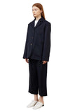 Navy Relaxed Pocket Blazer - Dose