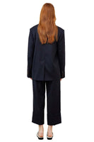 Navy Relaxed Pocket Blazer - Dose