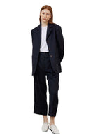 Navy Relaxed Pocket Blazer - Dose
