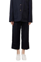 Navy Relaxed Trousers - Dose