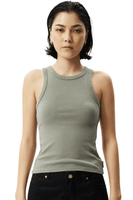 Olive Lydia Hemp Ribbed Singlet - Dose