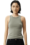 Olive Lydia Hemp Ribbed Singlet - Dose
