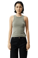 Olive Lydia Hemp Ribbed Singlet - Dose