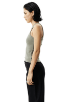 Olive Lydia Hemp Ribbed Singlet - Dose
