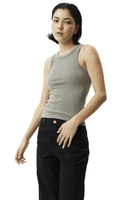 Olive Lydia Hemp Ribbed Singlet - Dose