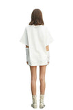 Rissers Oversized White T-Shirt - Dose