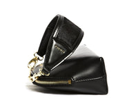 Stella Black Leather Clutch - Dose
