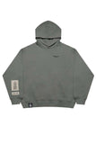 Unisex Green Oversized Hoodie with Adjustable Length - Dose