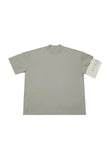 Unisex Grey-Green Badged T-Shirt - Dose