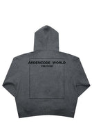 Unisex Grey Oversized Hoodie with Adjustable Length - Dose