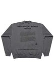 Unisex Grey Round-Neck Sweater - Dose