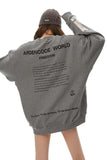 Unisex Grey Round-Neck Sweater - Dose
