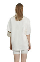 Unisex White Badged T-Shirt - Dose