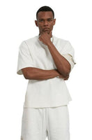 Unisex White Badged T-Shirt - Dose