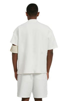 Unisex White Badged T-Shirt - Dose