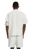 Unisex White Badged T-Shirt - Dose
