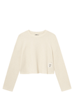 Vanilla Cropped Box Crew - Dose
