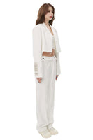 White Cropped Jacket - Dose
