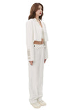White Cropped Jacket - Dose