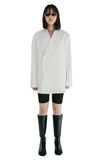 White Unisex Crossover Jacket - Dose