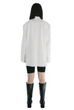 Crossover Jacket in White - Dose