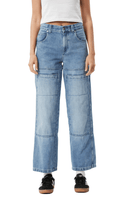 Worn Blue Moss Hemp Denim Workwear Jean - Dose