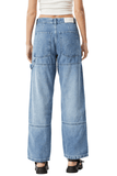Worn Blue Moss Hemp Denim Workwear Jean - Dose